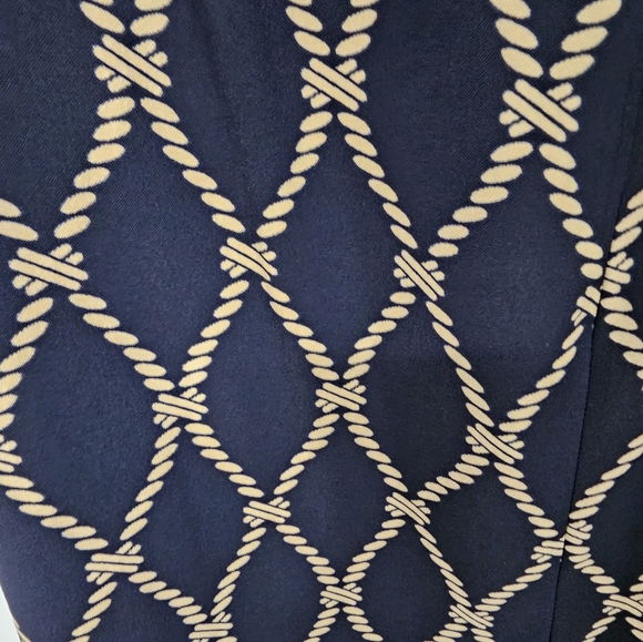 *Navy Belted Sheath Dress* - Picture 10 of 13